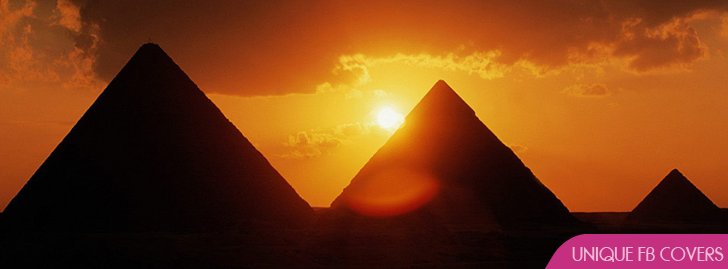 Sunset On Pyramid Fb Cover
